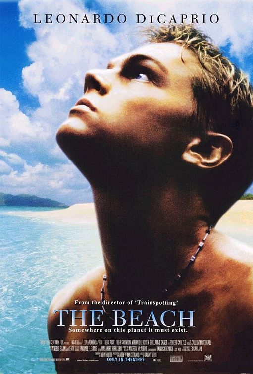 the movie poster: The Beach (2000)