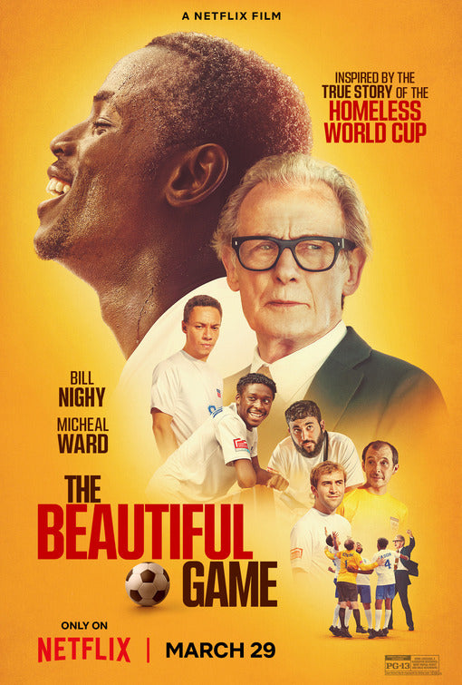 1000 piece jigsaw puzzle for the movie poster: The Beautiful Game (2024)