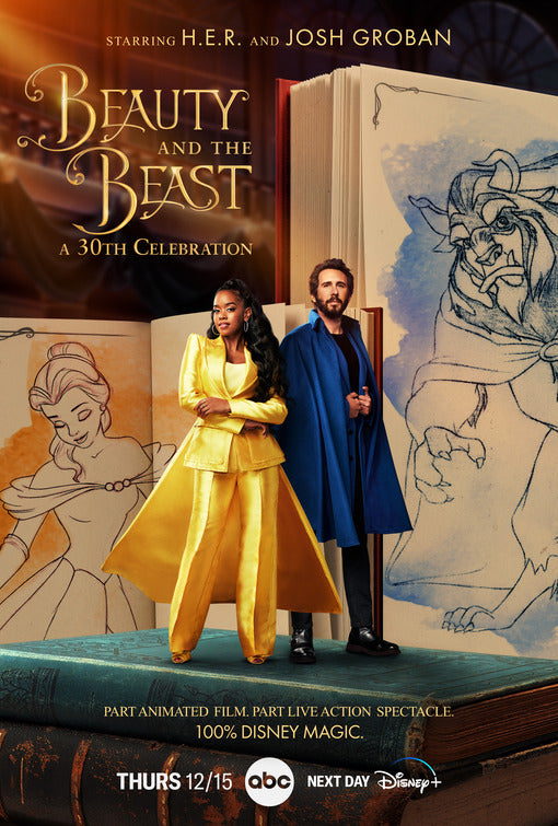 1000 piece jigsaw puzzle for tv poster: Beauty and the Beast: A 30th Celebration