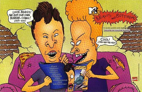 1000 piece jigsaw puzzle for tv poster: Beavis and Butthead, ver4