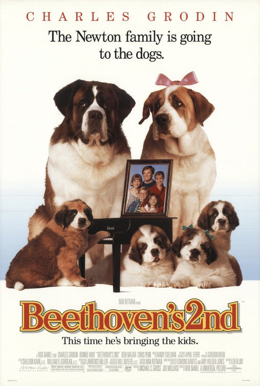 the movie poster: Beethoven's 2nd (1993)