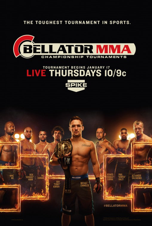 1000 piece jigsaw puzzle for tv poster: Bellator MMA, ver2