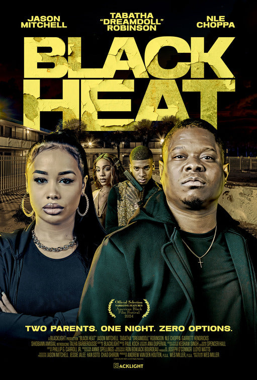 1000 piece jigsaw puzzle for the movie poster: Black Heat (2024)