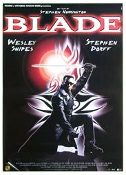 the movie poster: Blade (1998) ver3