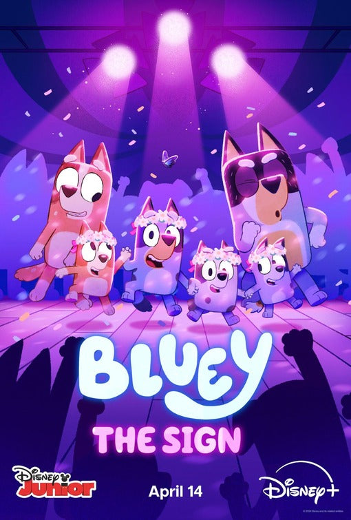 1000 piece jigsaw puzzle for tv poster: Bluey Minisodes, ver2