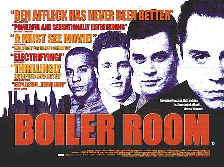 the movie poster: Boiler Room (2000) ver2