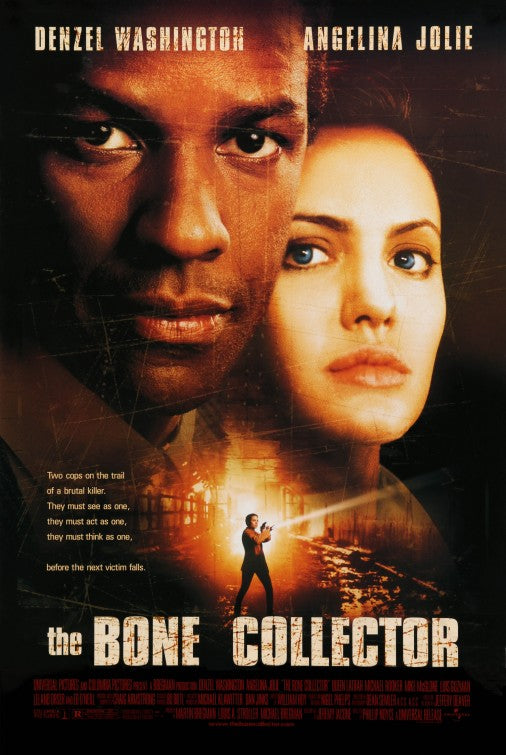 the movie poster: The Bone Collector (1999)