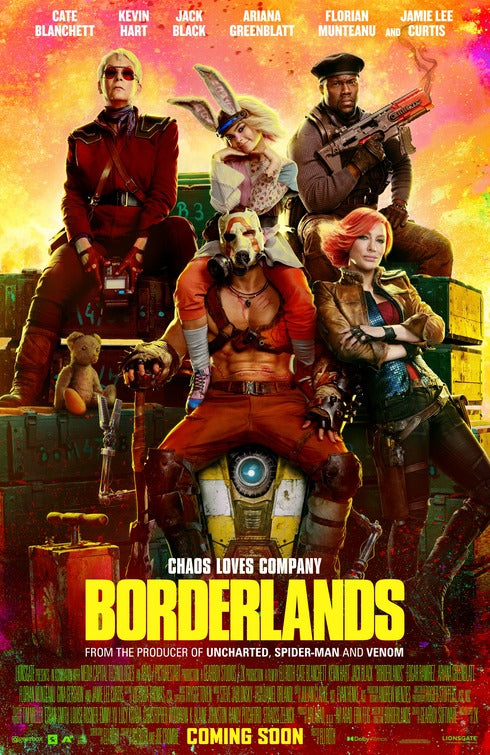 1000 piece jigsaw puzzle for the movie poster: Borderlands (2024)