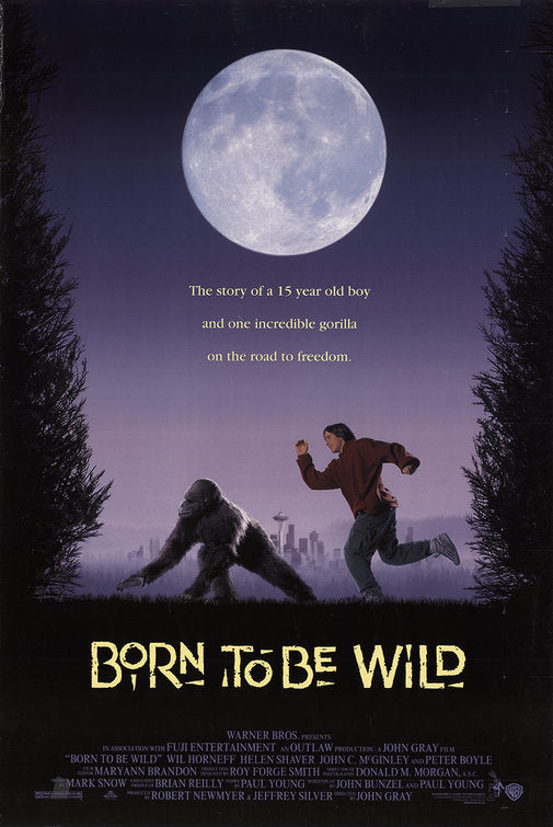 the movie poster: Born To Be Wild (1995)