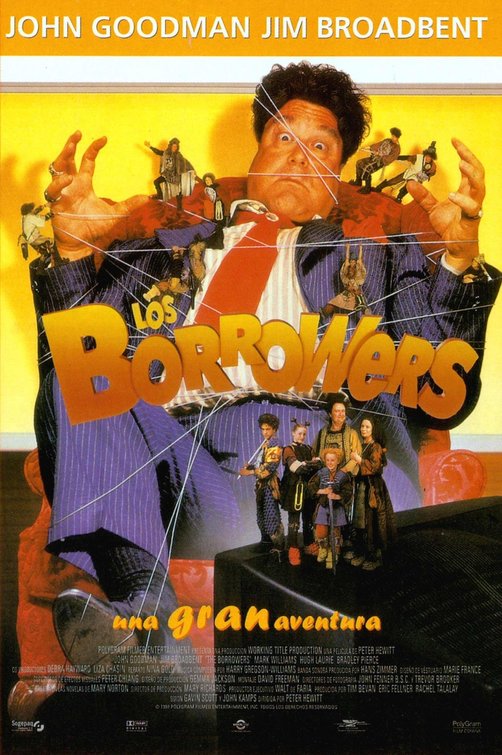 the movie poster: The Borrowers (1998) ver1