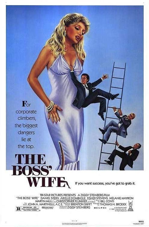 1000 piece jigsaw puzzle for the movie poster: The Boss' Wife (1986)