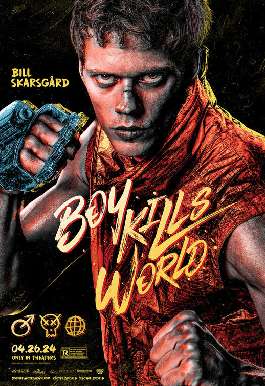 1000 piece jigsaw puzzle for the movie poster: Boy Kills World (2024) ver2