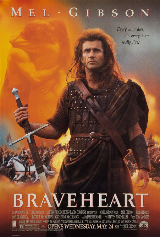 the movie poster: Braveheart (1995)