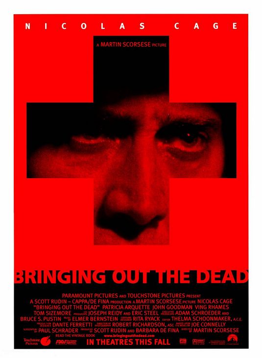 the movie poster: Bringing out the Dead (1999)