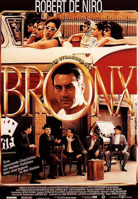 the movie poster: A Bronx Tale (1993) ver3