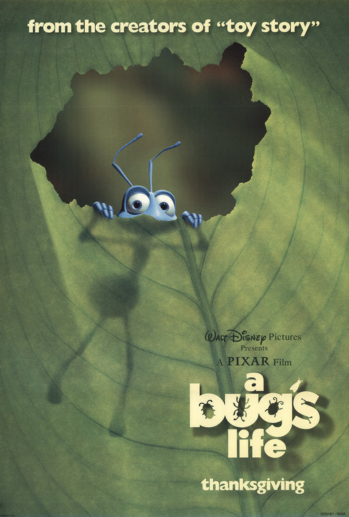 the movie poster: A Bug's Life (1998) ver1