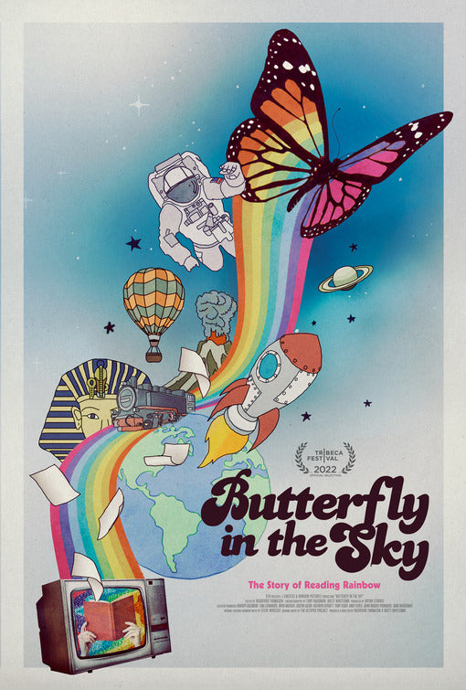 1000 piece jigsaw puzzle for the movie poster: Butterfly in the Sky (2024)