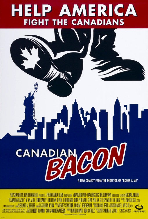 the movie poster: Canadian Bacon (1995)