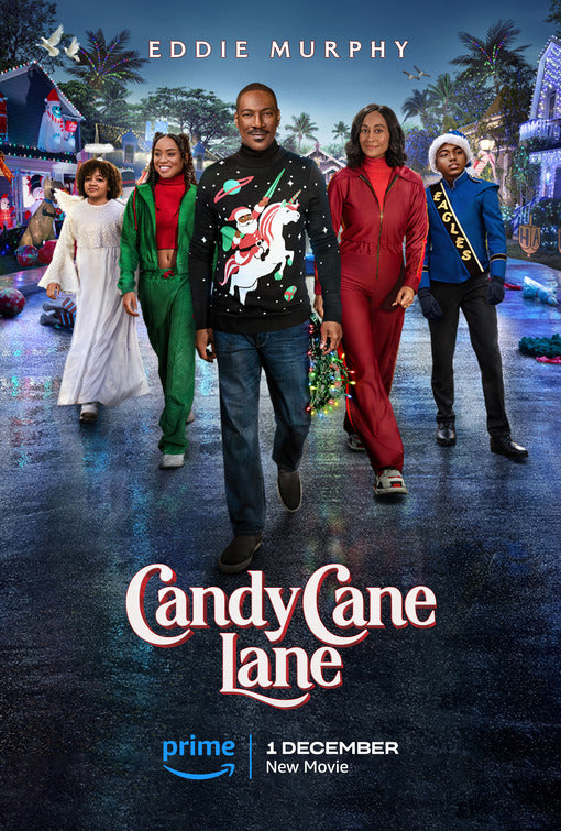 1000 piece jigsaw puzzle for the movie poster: Candy Cane Lane (2023) ver2