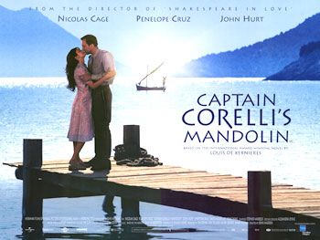 the movie poster: Captain Corelli's Mandolin (2001) ver3