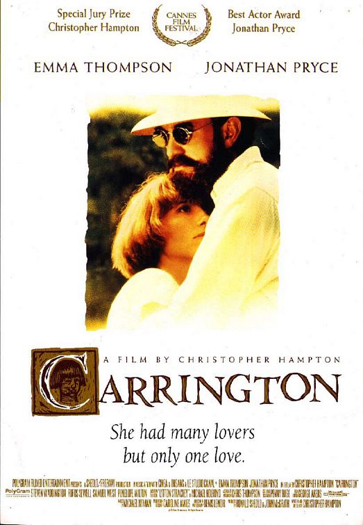 the movie poster: Carrington (1995) ver1