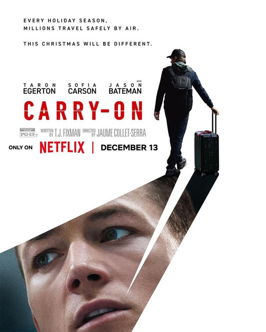 1000 piece jigsaw puzzle for the movie poster: Carry-On (2024)