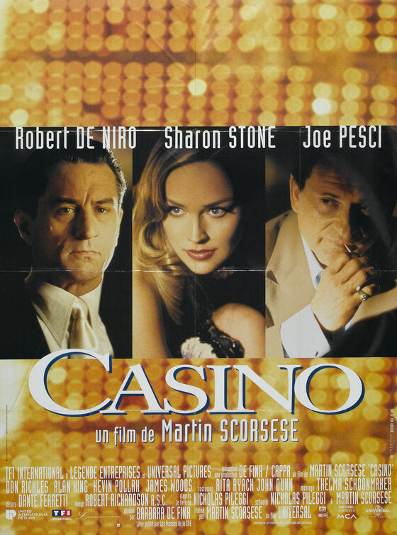 the movie poster: Casino (1995) ver3