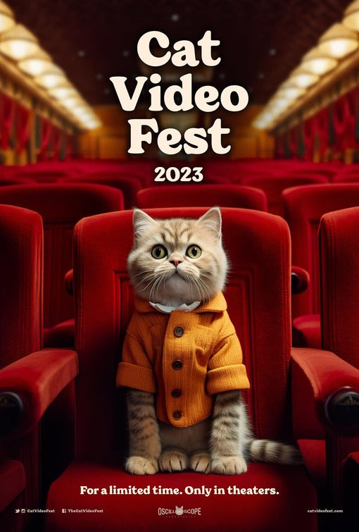 1000 piece jigsaw puzzle for the movie poster: Cat Video Fest 2023 (2023)