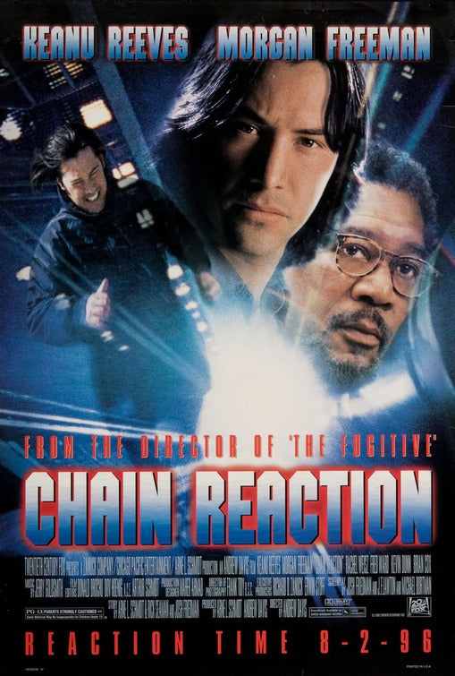 the movie poster: Chain Reaction (1996) ver1