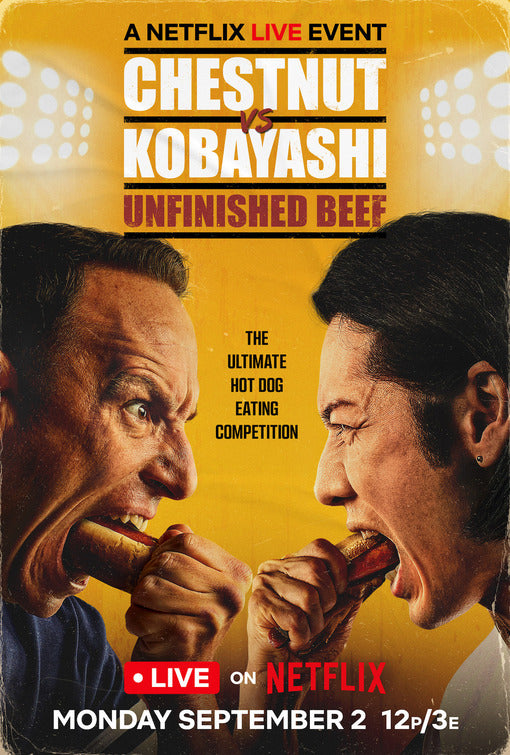 1000 piece jigsaw puzzle for tv poster: Chestnut vs. Kobayashi: Unfinished Beef, ver2