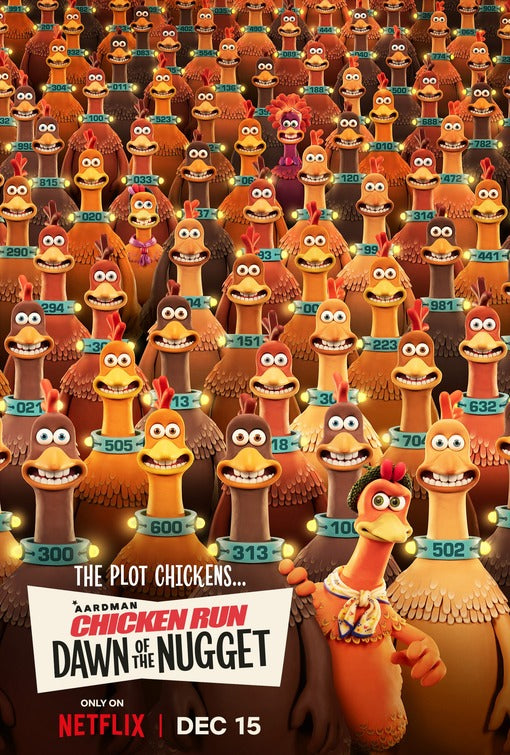 1000 piece jigsaw puzzle for the movie poster: Chicken Run: Dawn of the Nugget (2023) ver11