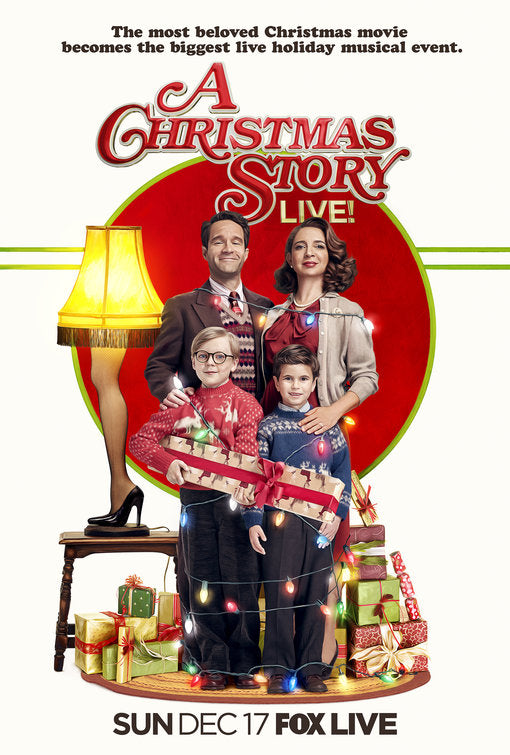 1000 piece jigsaw puzzle for tv poster: A Christmas Story Live!