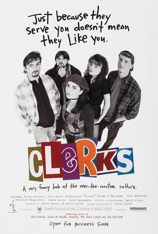 the movie poster: Clerks (1994)