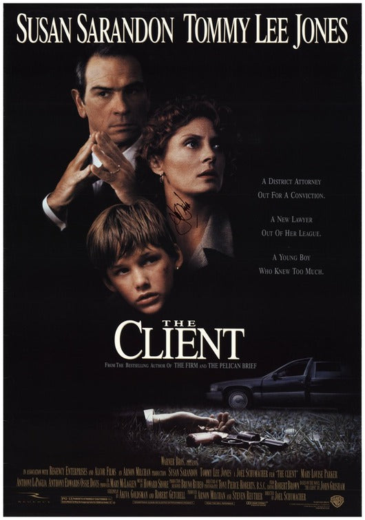 the movie poster: The Client (1994)