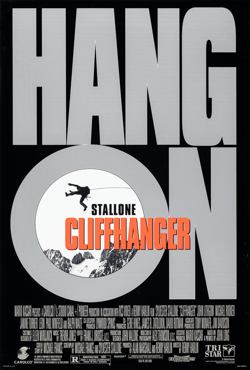 the movie poster: Cliffhanger (1993) ver1