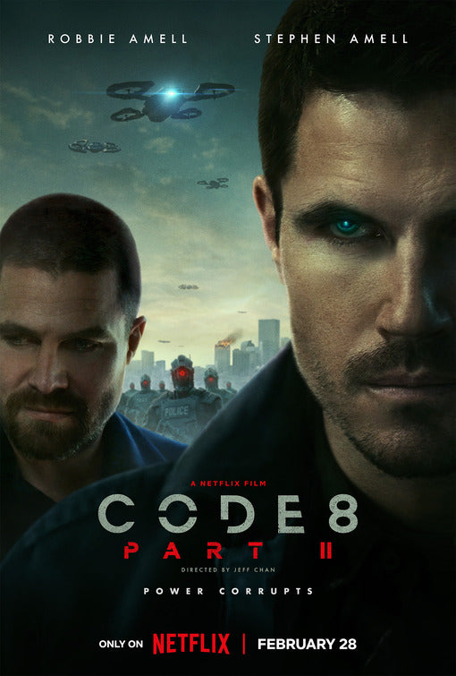 1000 piece jigsaw puzzle for the movie poster: Code 8: Part II (2024) ver2