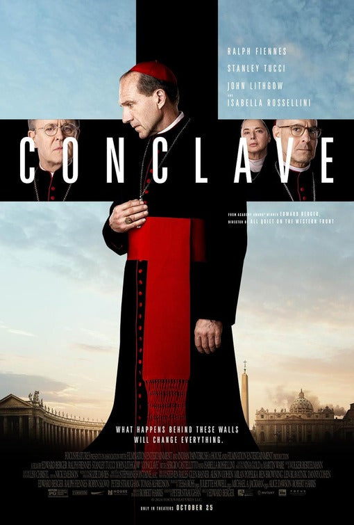 1000 piece jigsaw puzzle for the movie poster: Conclave (2024)