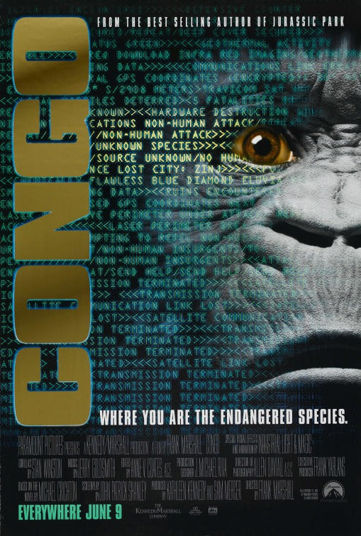 the movie poster: Congo (1995) ver2