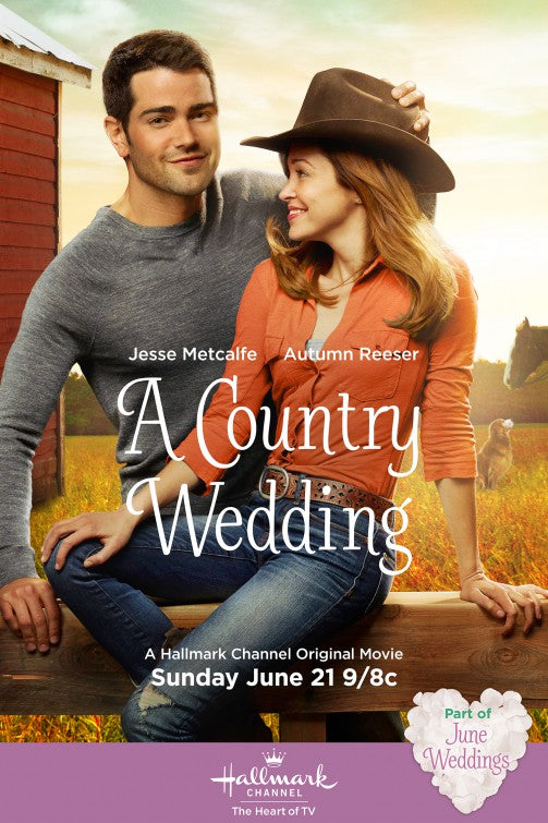 1000 piece jigsaw puzzle for tv poster: A Country Wedding