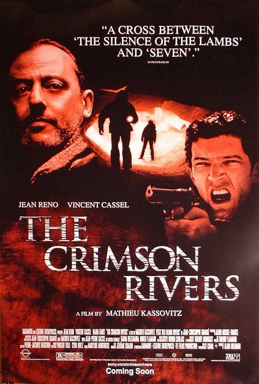 the movie poster: The Crimson Rivers (2001) ver3