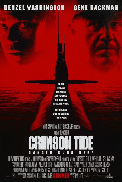 the movie poster: Crimson Tide (1995)