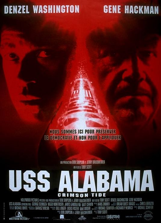 the movie poster: Crimson Tide (1995) ver2