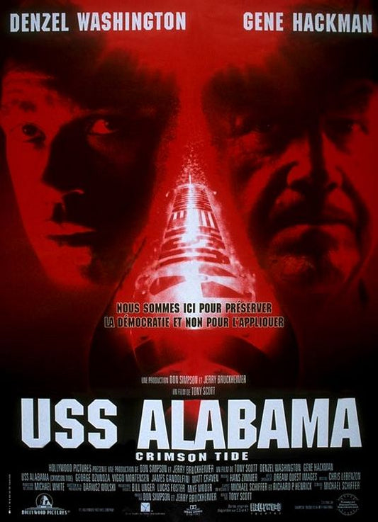 the movie poster: Crimson Tide (1995) ver2