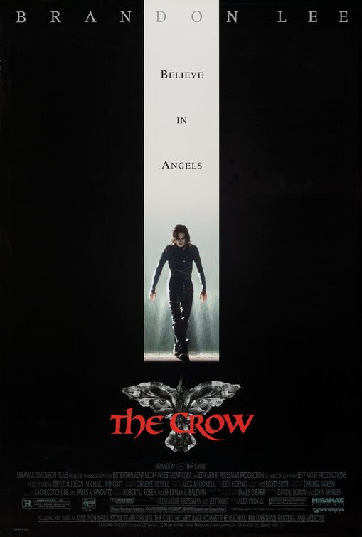 the movie poster: The Crow (1994) ver2