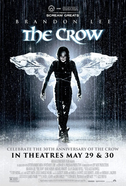 1000 piece jigsaw puzzle for the movie poster: The Crow (1994) ver6