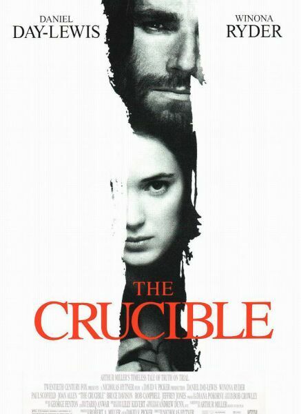 the movie poster: The Crucible (1996)