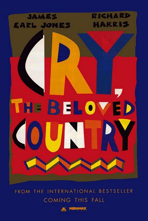 the movie poster: Cry, The Beloved Country (1995) ver1