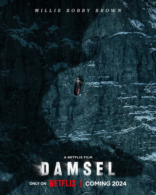 1000 piece jigsaw puzzle for the movie poster: Damsel (2024)