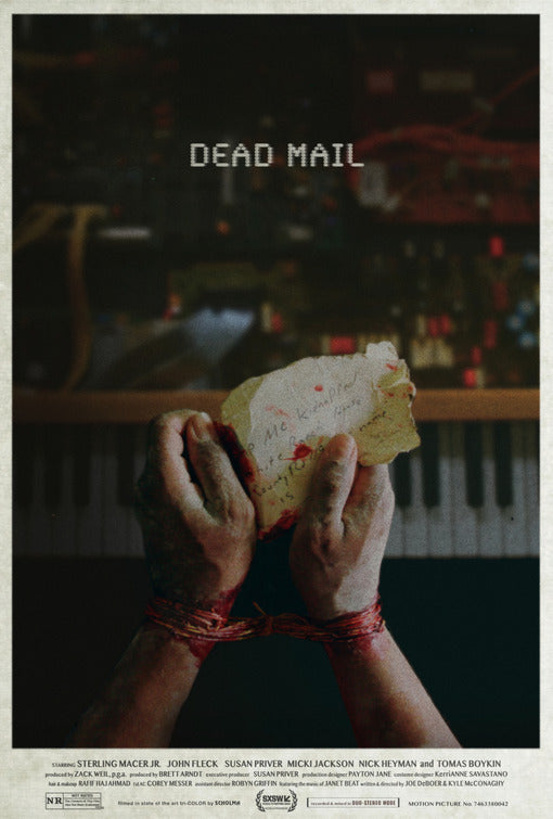 1000 piece jigsaw puzzle for the movie poster: Dead Mail (2024)