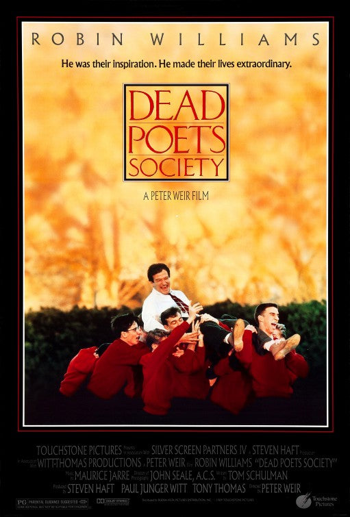 the movie poster: Dead Poets Society (1989)